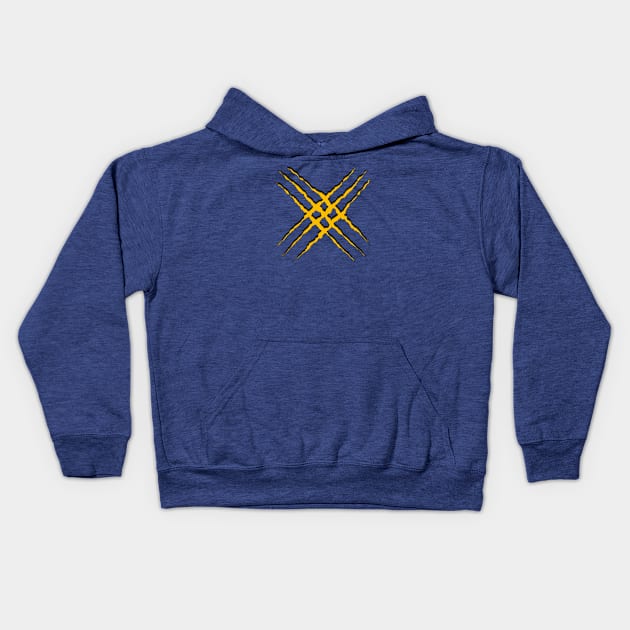 X Claw Kids Hoodie by nickbeta